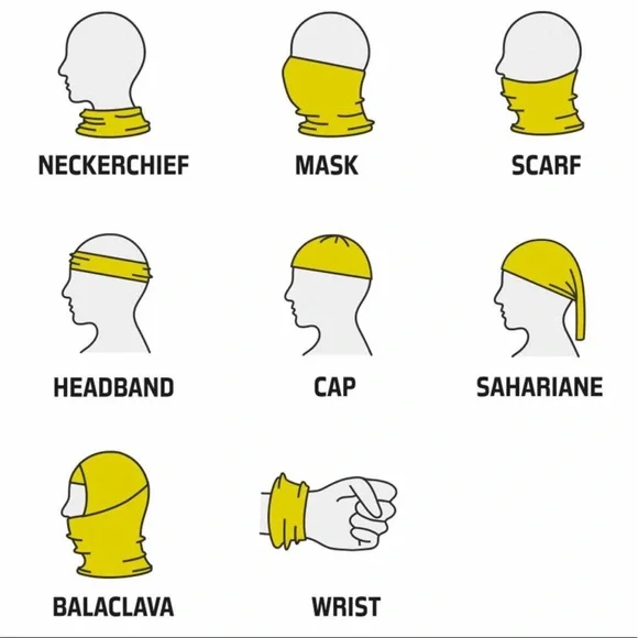 COLTS Neck Gaiter Headband INDIANAPOLIS NFL TEAM LOGO Blue Men’s UNISEX - Picture 6 of 12